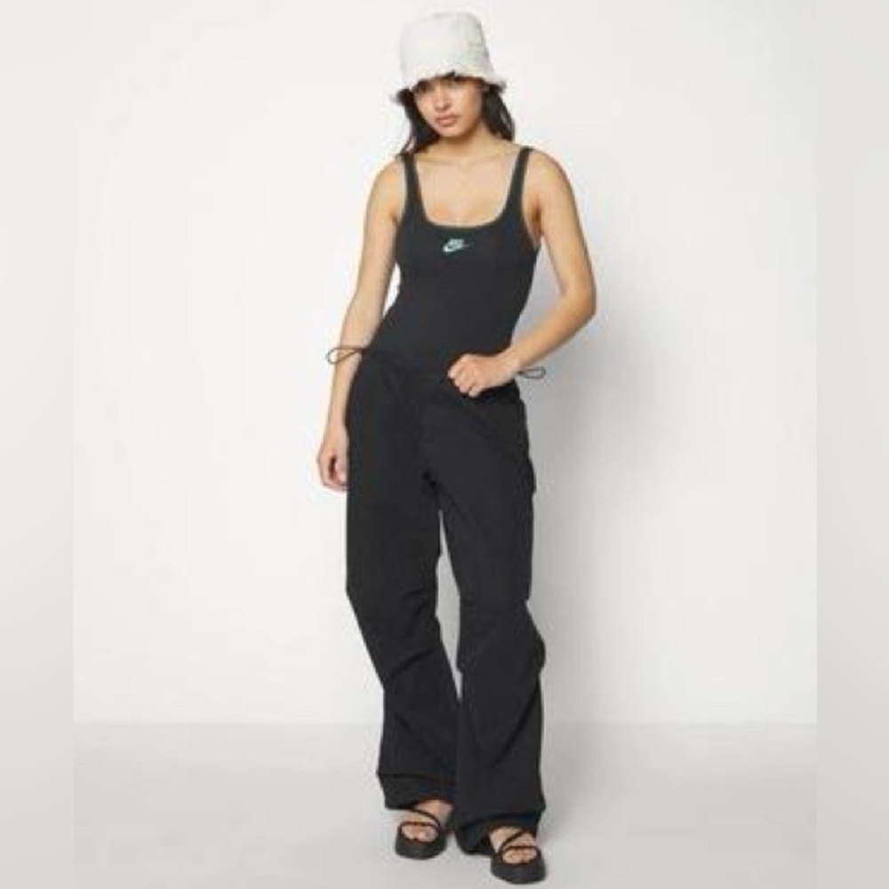 Nike Black Bodysuit with Teal Logo - Picture 11 of 11